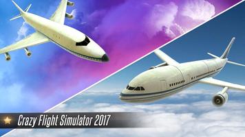 Crazy Flight Simulator 2017: S poster