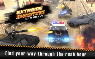 Extreme Shooting Car Drive Affiche