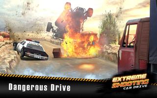 Extreme Shooting Car Drive capture d'écran 1
