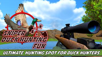 Duck Forêt Sniper Hunter - chasse aux oiseaux Affiche