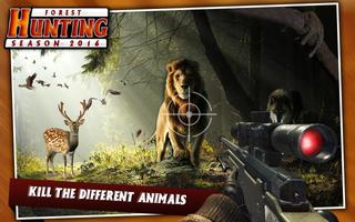 Forest Sniper Hunting Season Wild Jungle Hunter پوسٹر