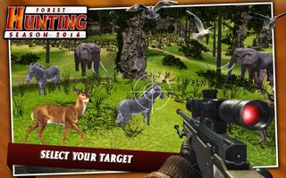Forest Sniper Hunting Season Wild Jungle Hunter اسکرین شاٹ 1