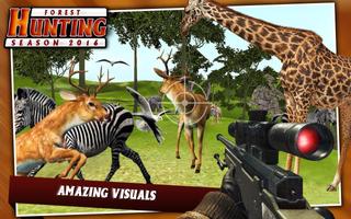 Forest Sniper Hunting Season Wild Jungle Hunter Ekran Görüntüsü 2