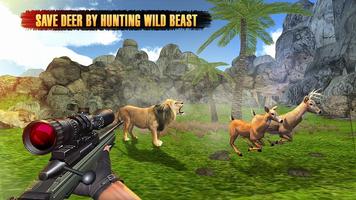 Forest Lion Sniper Hunting 2018 capture d'écran 1