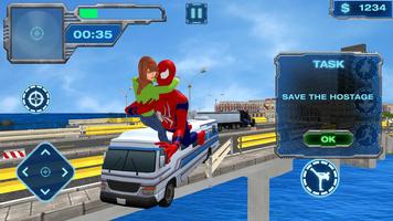 Flying Iron Spider - Rope Superhero screenshot 2