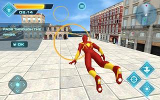 Flying Iron Spider Hero Adventure New screenshot 1