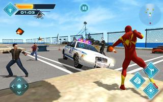 Flying Iron Spider Hero Adventure ảnh chụp màn hình 1