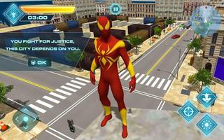 Flying Iron Spider Hero Adventure capture d'écran 2