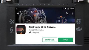 برنامه‌نما Spektrum AirWare™ iX12 عکس از صفحه