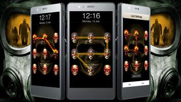 Burning Skull Pattern Lock screenshot 1