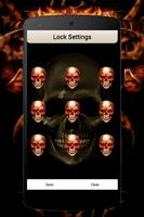 Burning Skull Pattern Lock screenshot 3