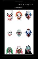 Horreur Clown Mask Photo Editor Affiche