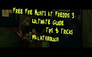 GUIDE FOR FNAF 3 bài đăng