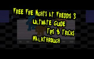 GUIDE FOR FNAF 3 ảnh chụp màn hình 2