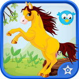 horse farm breeding games jump icône