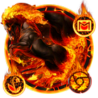 Cool Fire Horse Theme icon