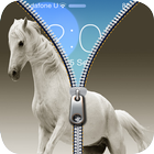 Horse Zipper screen wallpaper ikona