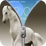 Horse Zipper screen wallpaper icône