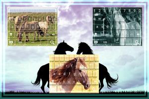 horses Keyboard Theme pro capture d'écran 1