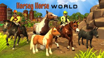 Horsey Horse World Affiche