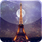Paris Night Live Wallpaper-icoon