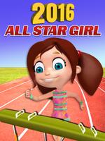 All-Star Girl gymnastic Sports Affiche