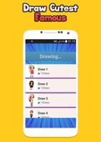 How to draw cute famous characters স্ক্রিনশট 1