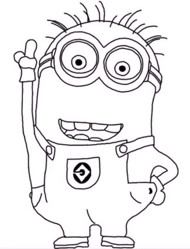 Como desenhar o Minion passo a passo 