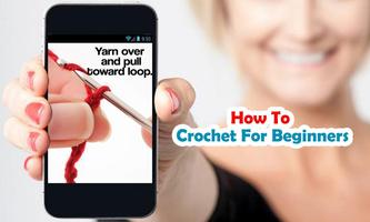 How to crochet for beginners پوسٹر