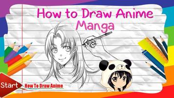 How To Draw Manga Anime poster