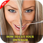 How to cut your own hair icon