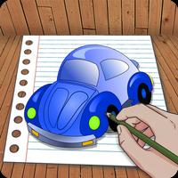 Learn to Draw Cars تصوير الشاشة 2