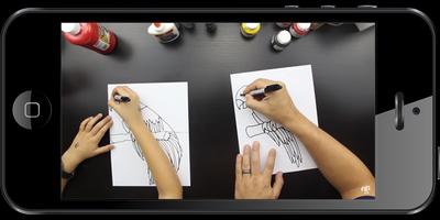 Draw Cartoons 3D Learning capture d'écran 2