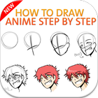 How to draw anime step by step simgesi