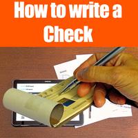 How to Write a Check poster