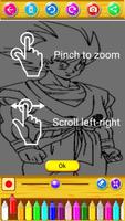 How to color Dragon Goku Z capture d'écran 3