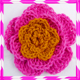 How To Crochet Flowers Pattern icône