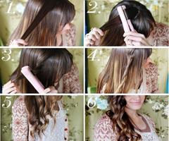 How to Curl Hair पोस्टर