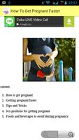 How To Get Pregnant Faster capture d'écran 1