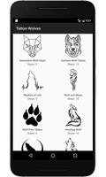 Draw Wolf Tattoo الملصق