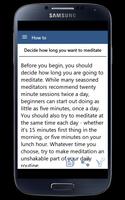 How To Do Meditation स्क्रीनशॉट 1