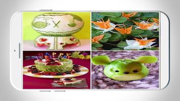 Carving Of Fruits And Vegetables Plakat