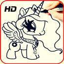 How to draw My Little Pony Easy-APK