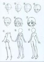 how to draw manga اسکرین شاٹ 2