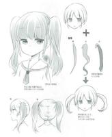 Hur man tecknar anime manga Poster