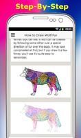 HOW TO DRAW A WOLF screenshot 2