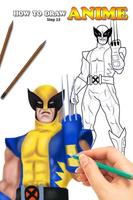 Draw Wolverine Lesson screenshot 1