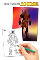 Drawing Deadpool Lessons Pro capture d'écran 1