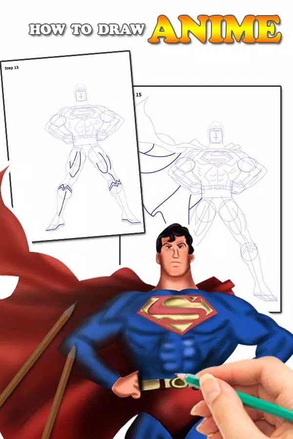 Drawing Superman Lesson APK for Android Download