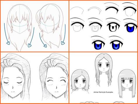 how to draw anime girls apk screenshot
